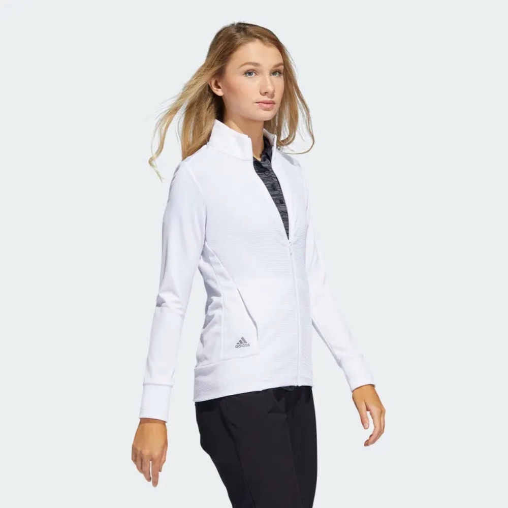 ✨️NWT✨️ Women's Adidas Textured Full-Zip Jacket